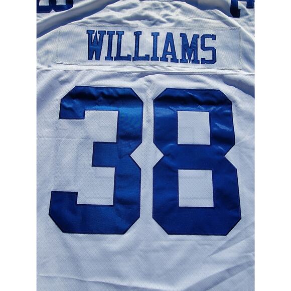Dallas Cowboys Football Jersey Mens 3XL White NFL Throwback Roy Williams #38 - Picture 4 of 8